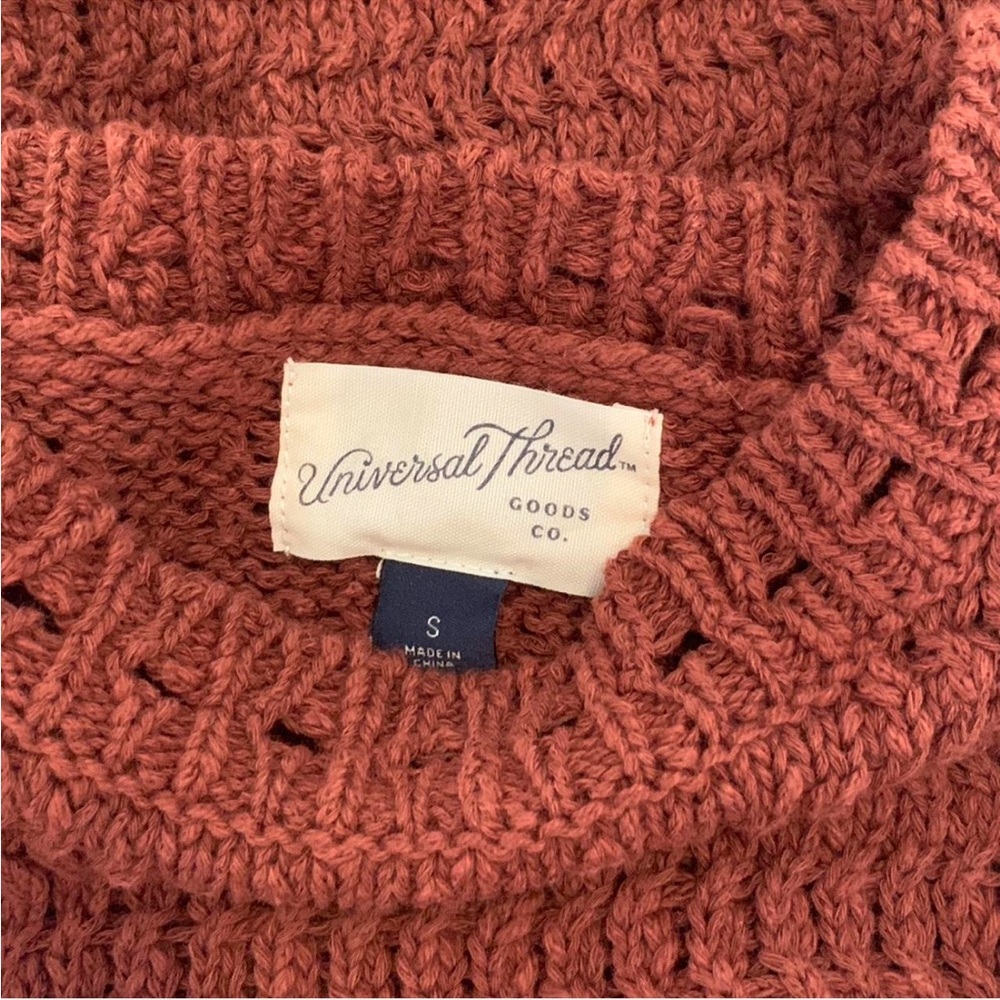 Universal Thread Terracotta Knit Sweater - Picture 3 of 3